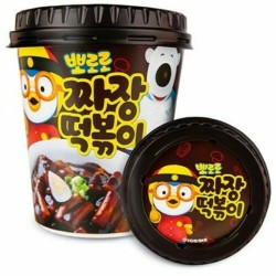 ポロロトッポッキインスタントJJajangカップ餅韓国...