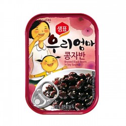 醤油で煮込んだblcak豆の缶詰ラーメン用韓国インスタ...